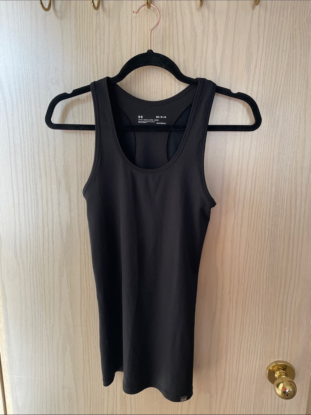 Under Armour Black Ribbed Racerback Tank